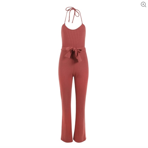 Lezat Lindsey Jumpsuit in Cinnamon - Picture 2 of 13